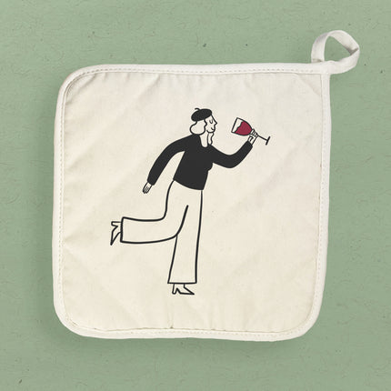 Wine Chic - Cotton Pot Holder