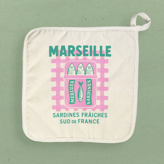 Sardines de Marseille - Cotton Pot Holder