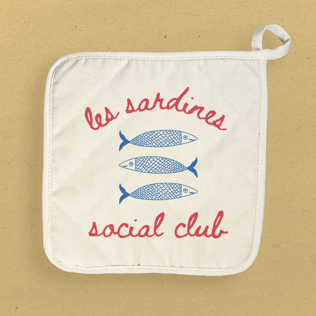 Sardine Social Club - Cotton Pot Holder