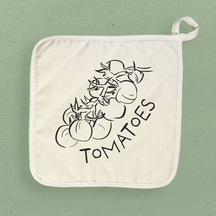 Vine Tomatoes - Summer Cotton Pot Holder