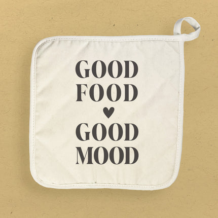 Good Food Good Mood - Cotton Pot Holder