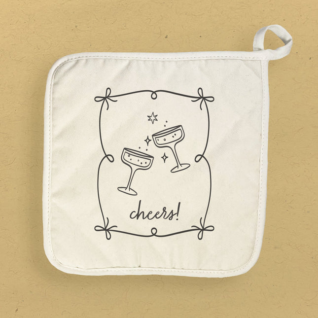 Champagne Cheers - Cotton Pot Holder