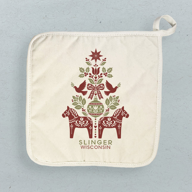 Scandanavian Holiday Tree - Custom Cotton Pot Holder