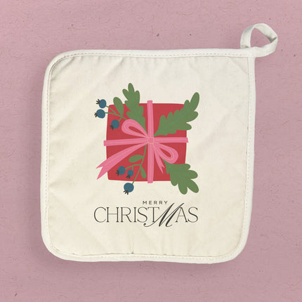 Merry Christmas - Cotton Pot Holder