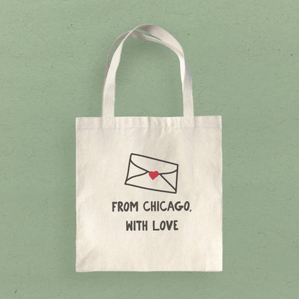 From City with Love - Custom Canvas Tote Bag