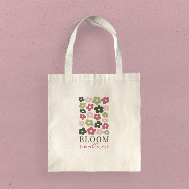 Bloom - Custom Canvas Tote Bag