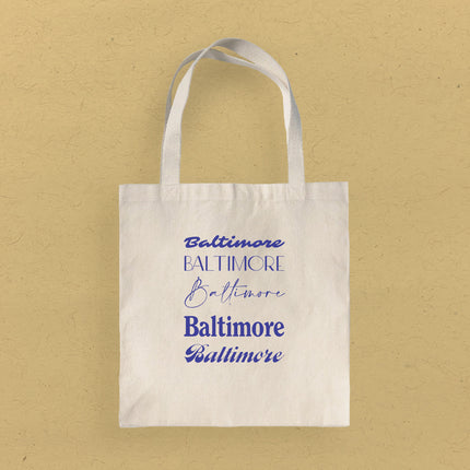 Mixed Fonts - Custom Canvas Tote Bag