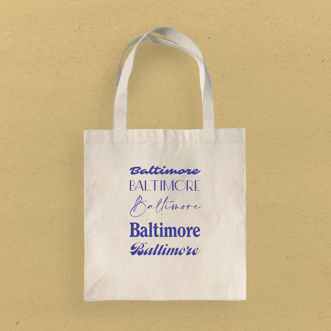 Mixed Fonts - Custom Canvas Tote Bag