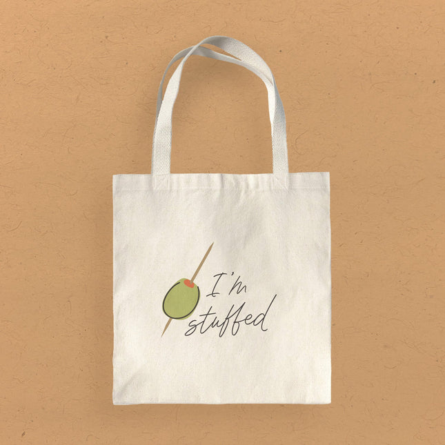 I'm Stuffed - Canvas Tote Bag