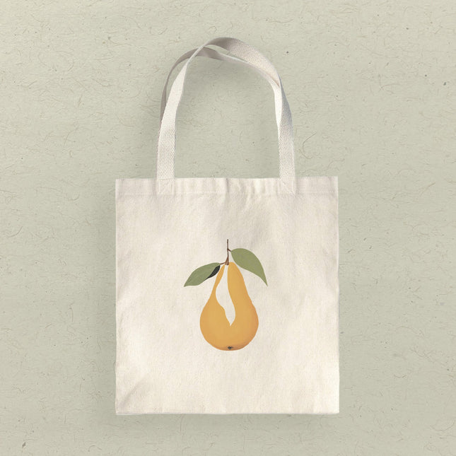 Pear - Customizable Canvas Tote Bag