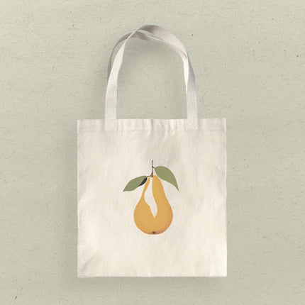 Pear - Customizable Canvas Tote Bag