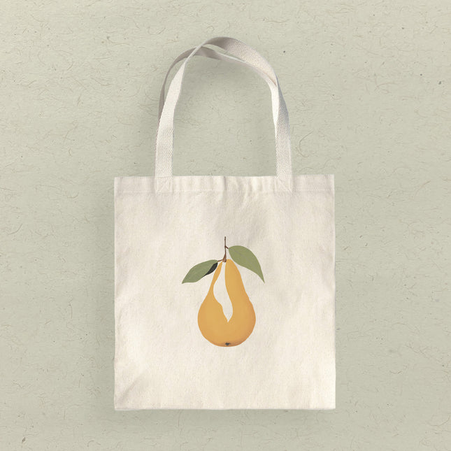 Pear - Customizable Canvas Tote Bag