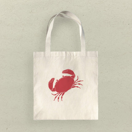 Red Crab - Customizable Canvas Tote Bag