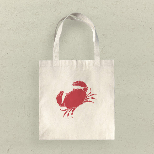 Red Crab - Customizable Canvas Tote Bag