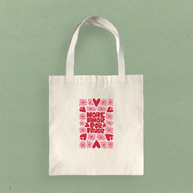 More Amor - Valentine's Canvas Tote Bag