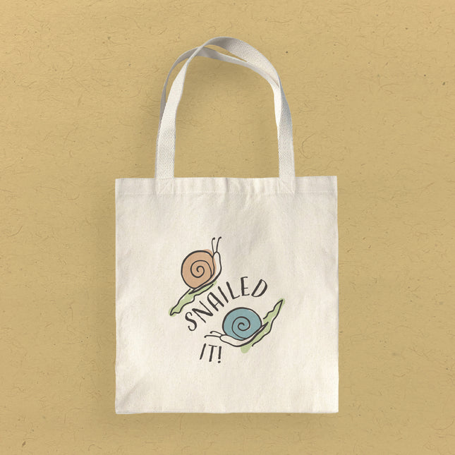 Snailed It! - Canvas Tote Bag