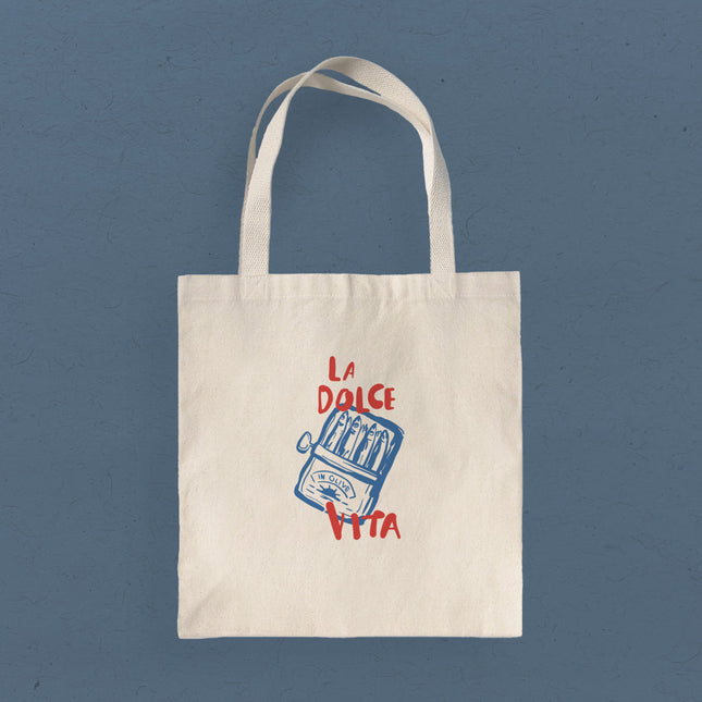 La Dolce Vita Sardines - Canvas Tote Bag