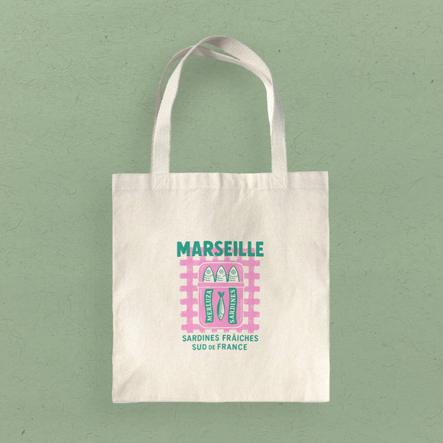 Sardines de Marseille - Canvas Tote Bag