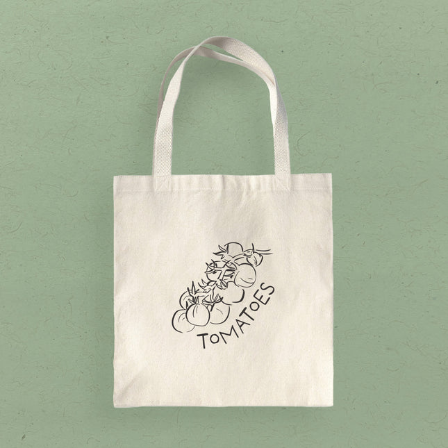 Vine Tomatoes - Summer Canvas Tote Bag