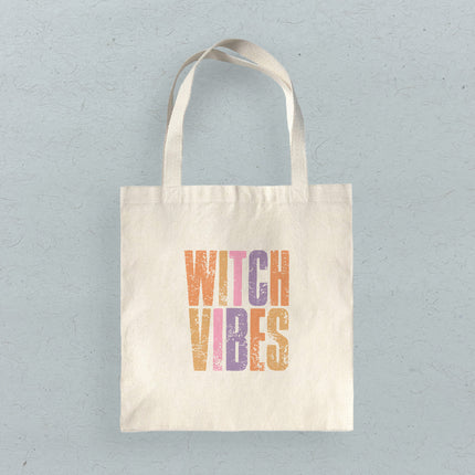 Witch Vibes - Halloween Canvas Tote Bag