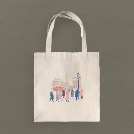 Winter in London - Canvas Tote Bag