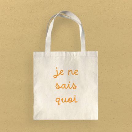 Je Ne Sais Quoi - Canvas Tote Bag