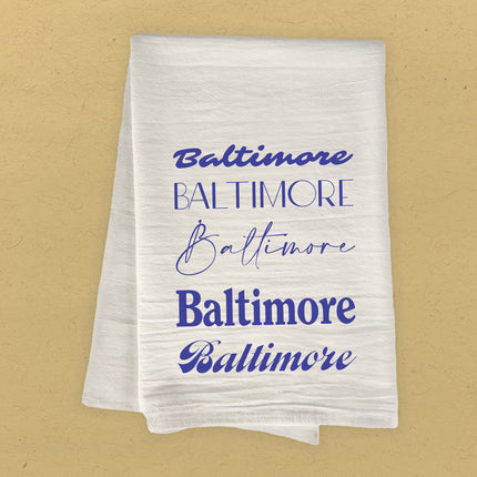 Mixed Fonts - Custom Cotton Tea Towel