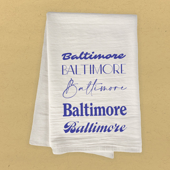 Mixed Fonts - Custom Cotton Tea Towel