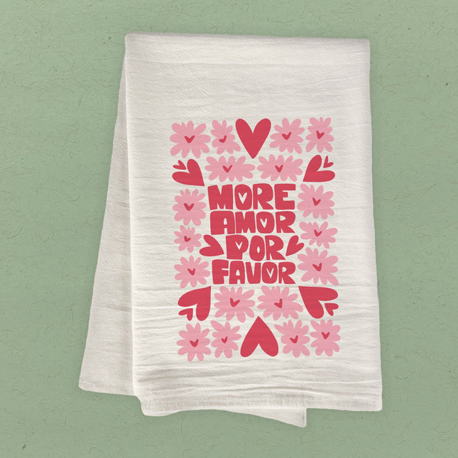 More Amor - Valentine's Cotton Tea Towel