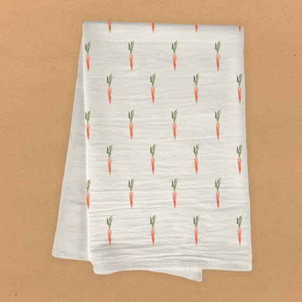 Carrots - Easter Cotton Tea Towel