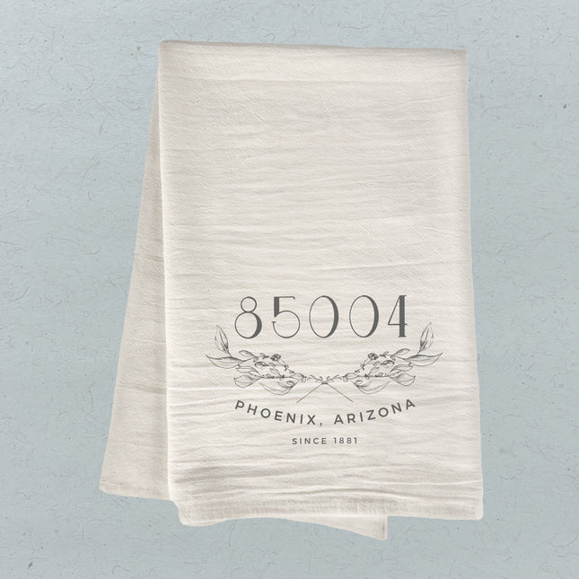 Hand Drawn Branches - Custom Cotton Tea Towel