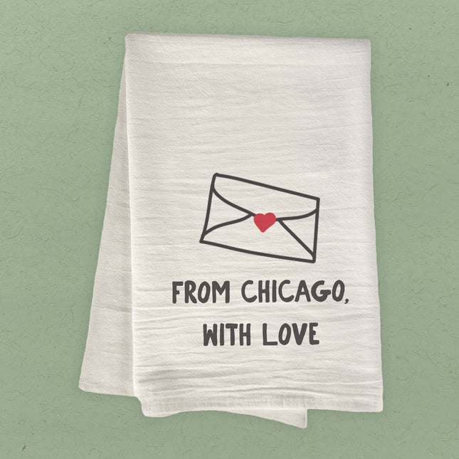 From City with Love - Custom Cotton Tea Towel