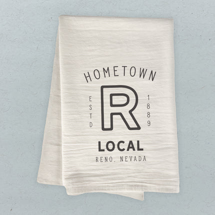 Hometown - Custom Cotton Tea Towel