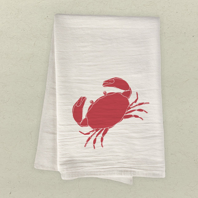 Red Crab - Customizable Cotton Tea Towel