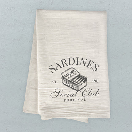 Portugal Sardine Social Club - Cotton Tea Towel