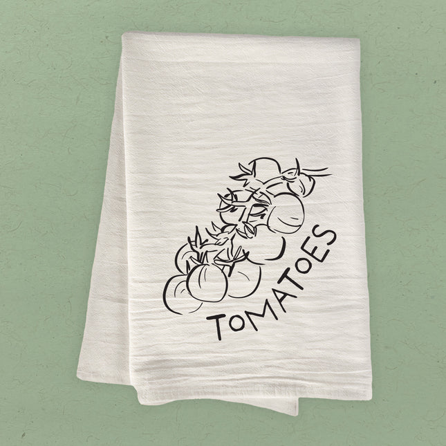 Vine Tomatoes - Summer Cotton Tea Towel