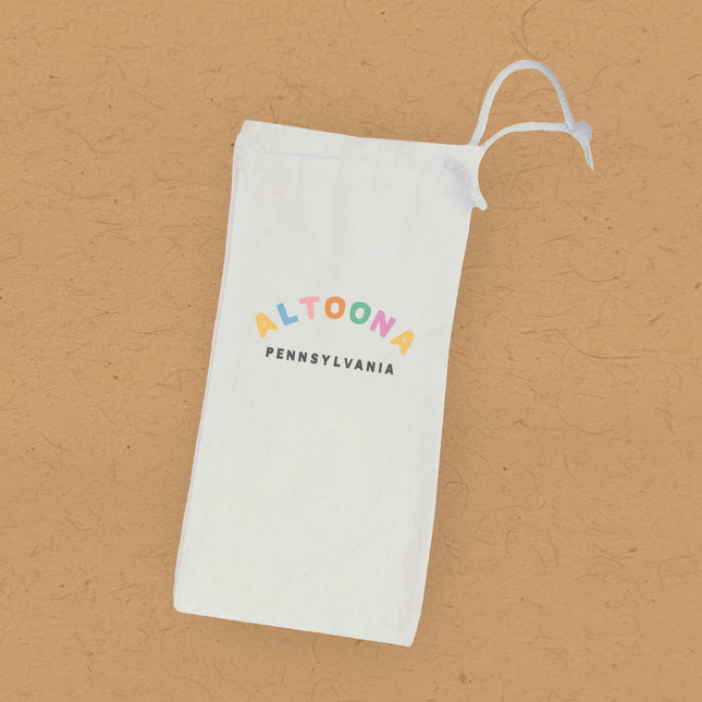 Colorful City/State - Custom Canvas Wine Bag