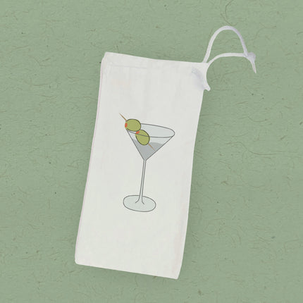 Deux Olives - Customizable Canvas Wine Bag
