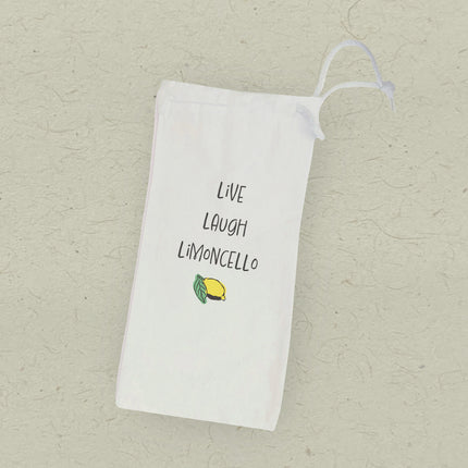 Live, Love, Limoncello - Canvas Wine Bag