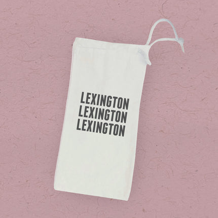 Simple Repeats - Custom Canvas Wine Bag