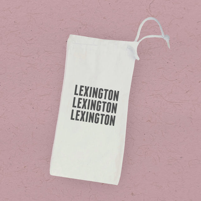 Simple Repeats - Custom Canvas Wine Bag