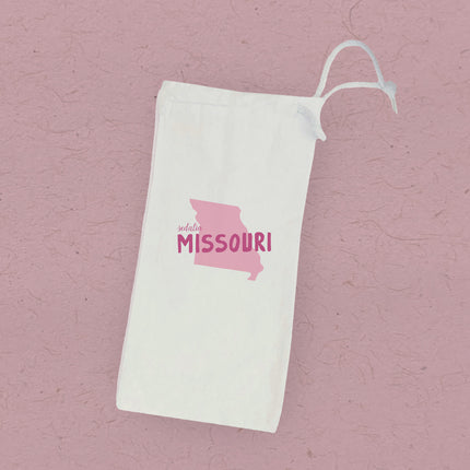 State Locale - Custom Canvas Wine Bag