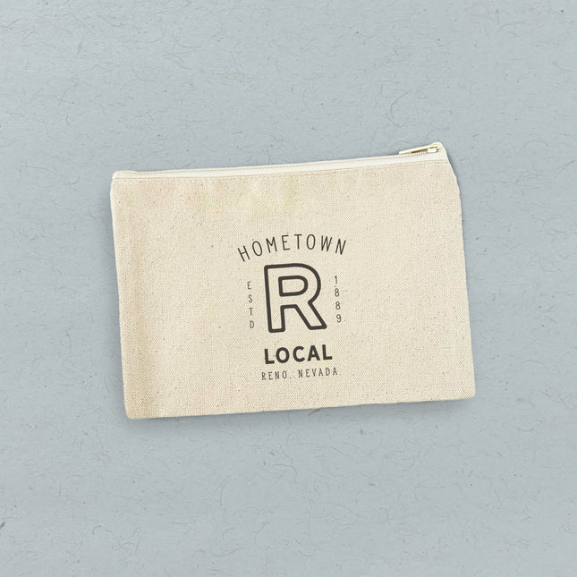 Hometown - Custom Canvas Zipper Pouch