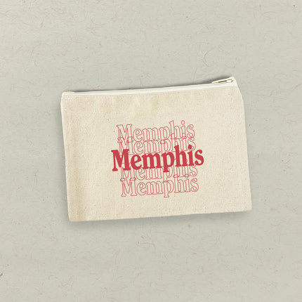 Retro Repeats - Custom Canvas Zipper Pouch