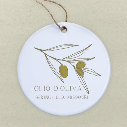 Olio d'Oliva City State - Custom Ornament