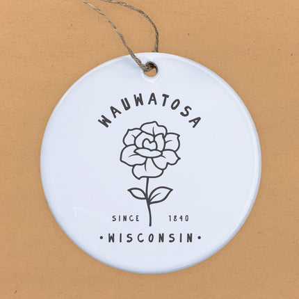 Rose City State Est - Custom Ornament