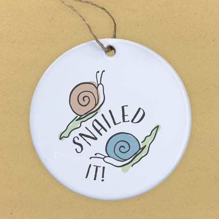 Snailed It! - Ornament