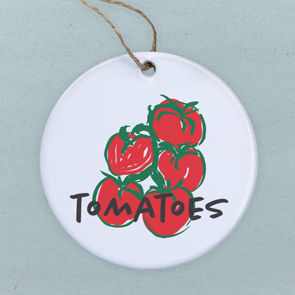Red Tomatoes - Summer Ornament