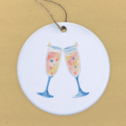 Sparkling Cheers - Ornament