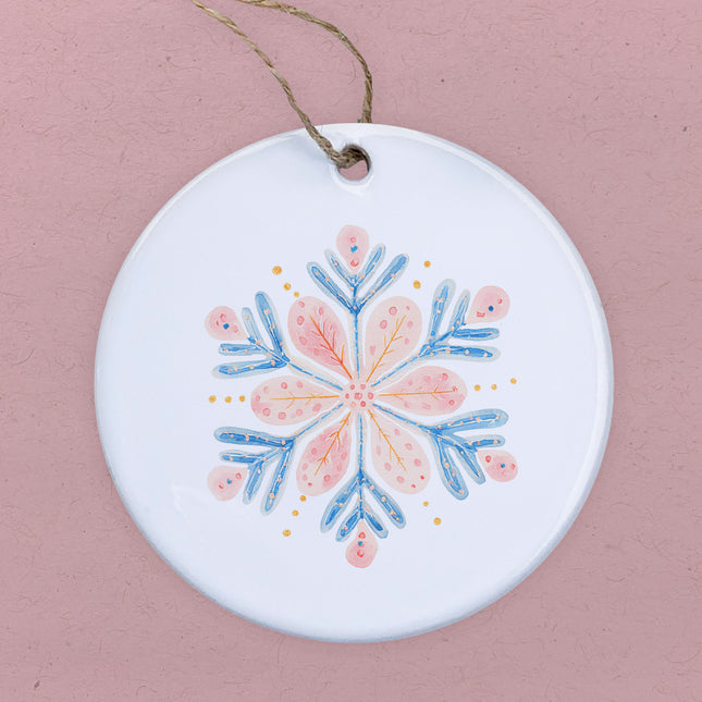 Winter Bloom Snowflake - Ornament